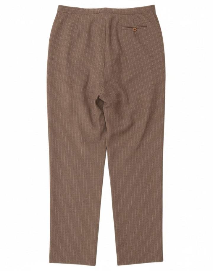 LAURA ASHLEY Højtaljede jakkesætbukser til kvinder UK 16 Large W32 L31 Grå