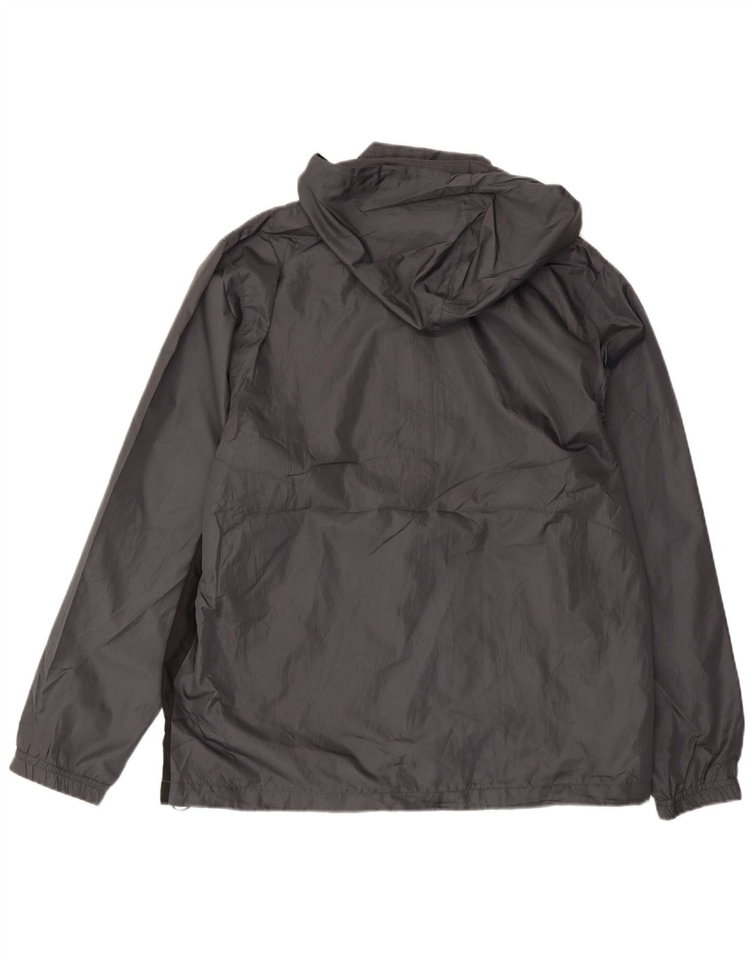 REEBOK Regnjakke med hætte til mænd UK 38 Medium Grey Colourblock Polyester