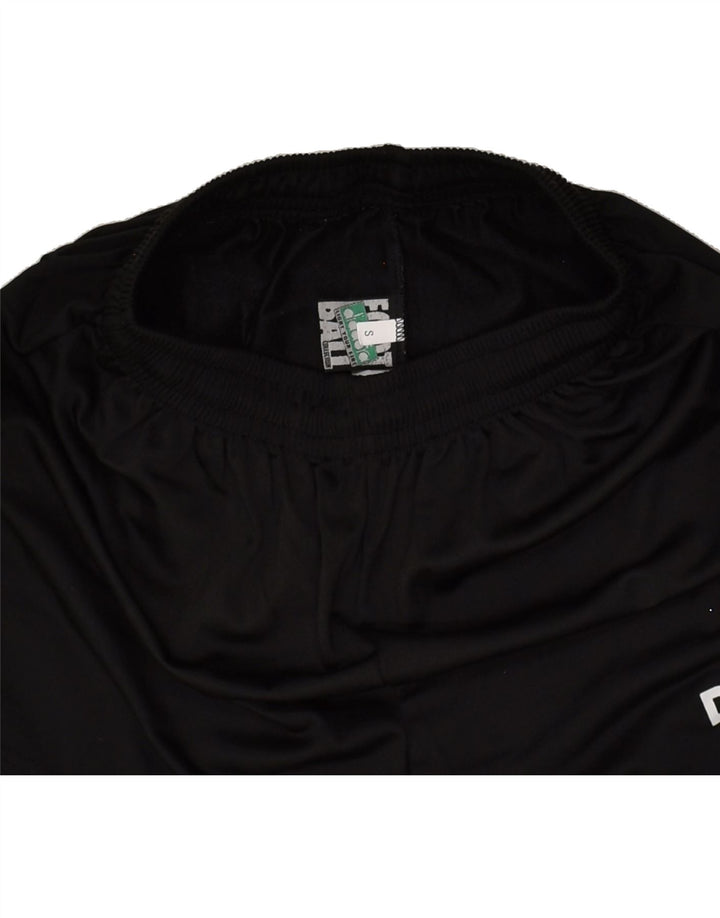 DIADORA Womens Sport Shorts Small Black Polyester | Vintage Diadora | Thrift | Second-Hand Diadora | Used Clothing | Messina Hembry 