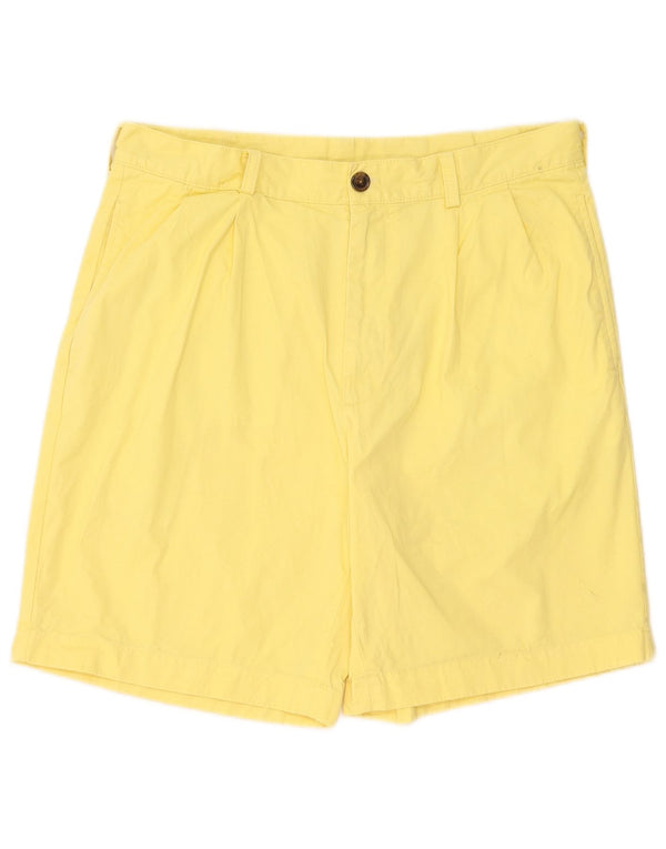 Brooks Brothers Herre 346 Pegged Chino Shorts W33 Medium Gul Bomuld