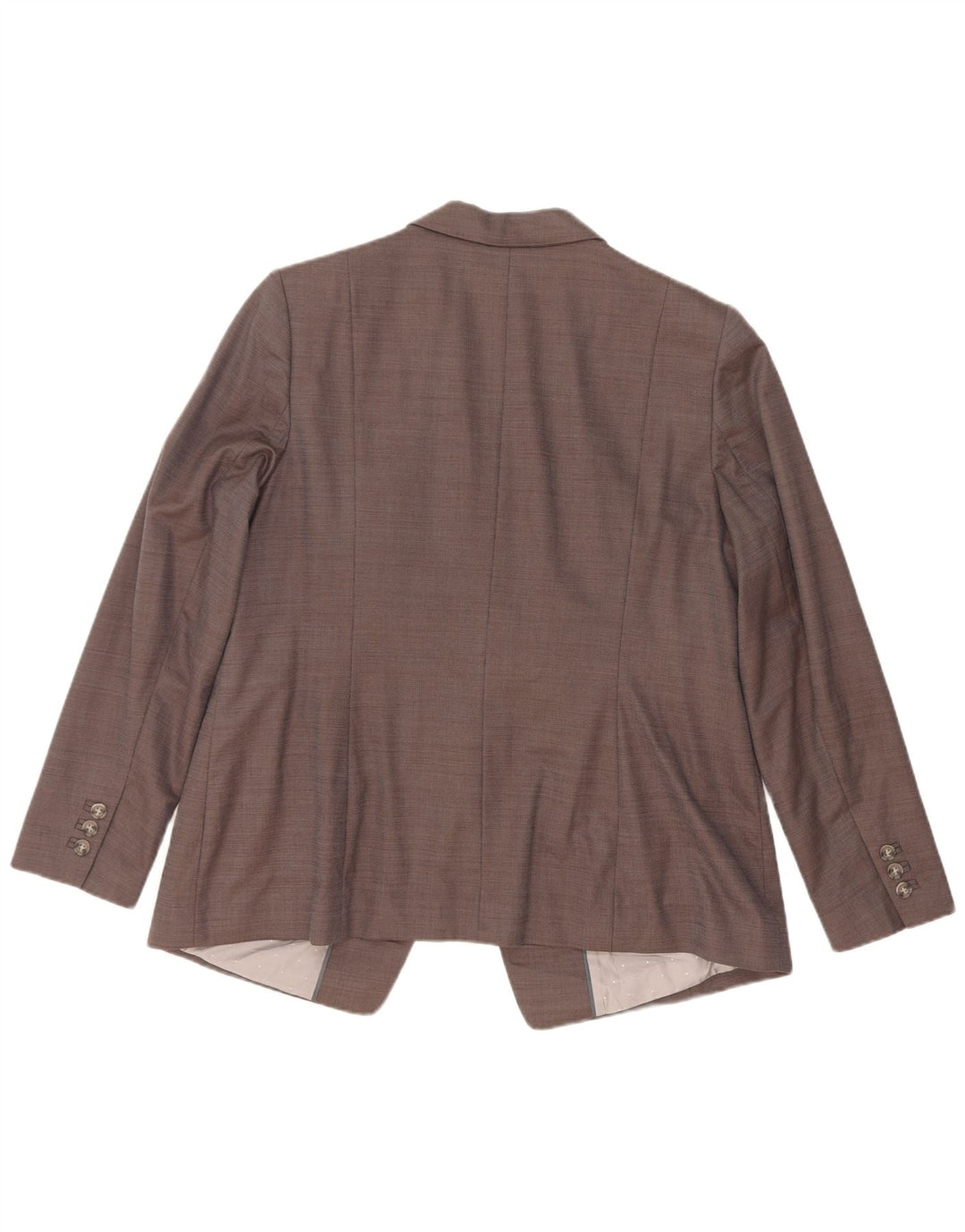 Marks & Spencer Dame 1-knaps blazerjakke UK 18 XL Grå Viscose