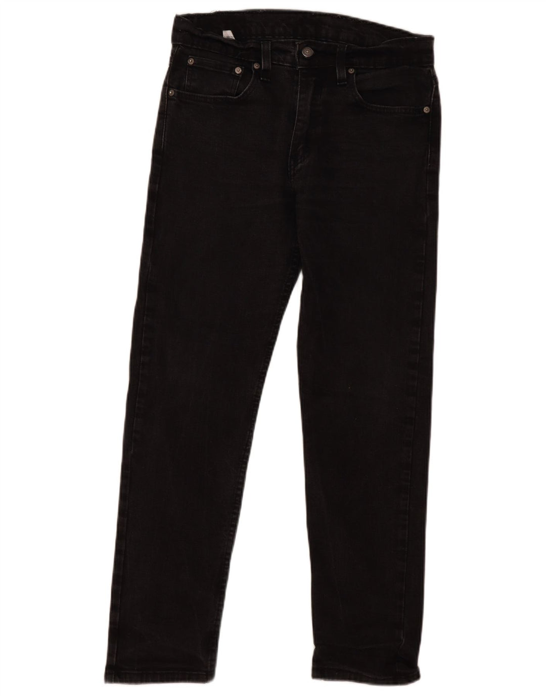 Levi's Herre 502 Straight Jeans W31 L29 Grå Bomuld