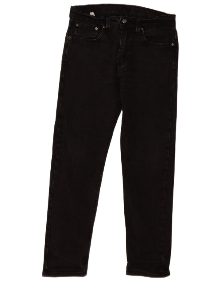 Levi's Herre 502 Straight Jeans W31 L29 Grå Bomuld