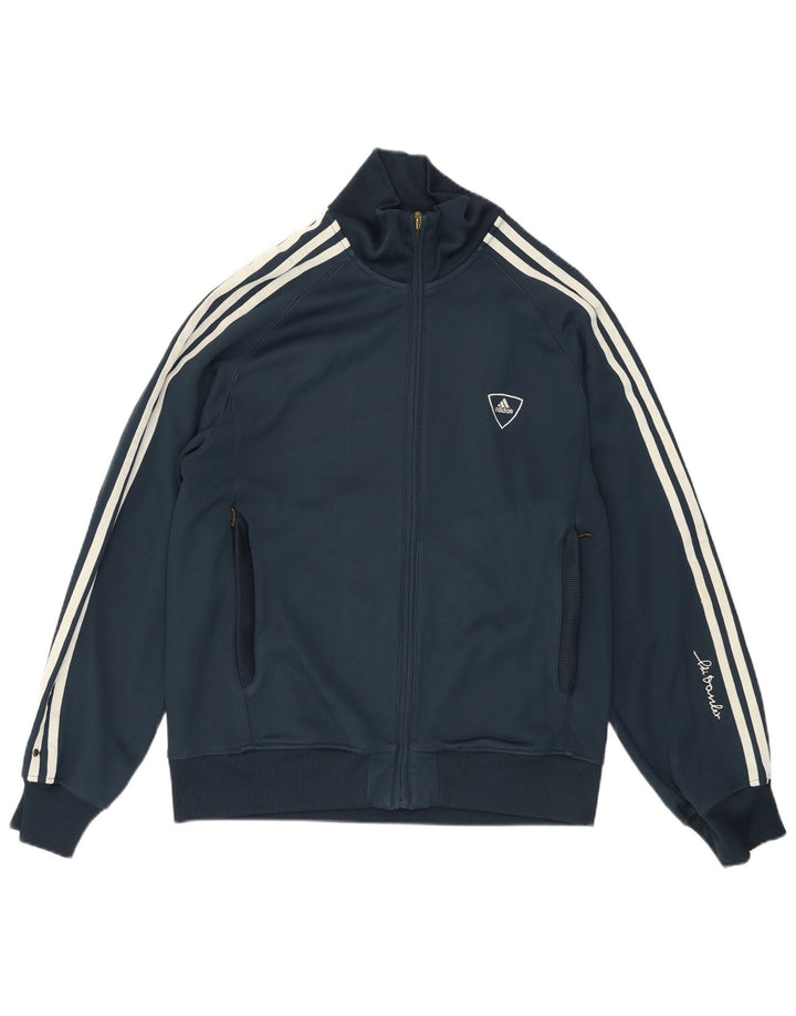 Adidas Herre grafisk træningsdragt Topjakke Medium Navyblå Polyester