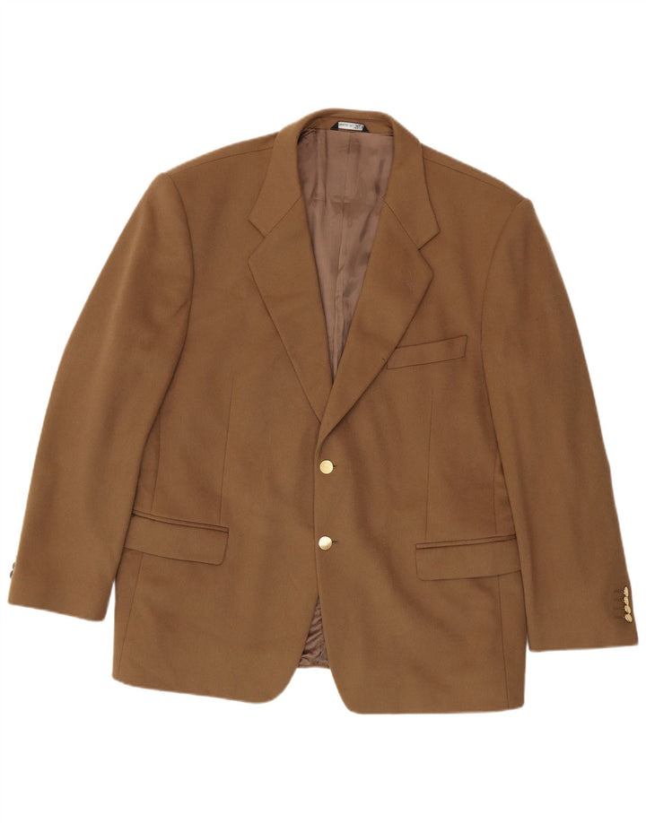 Giudice Herre 2-knaps blazerjakke IT 56 3XL Beige Uld