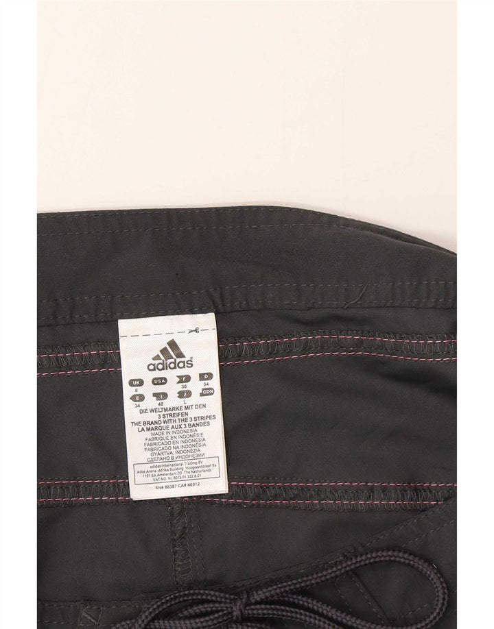 Adidas svømmeshorts til kvinder UK 8 Small Black Polyester