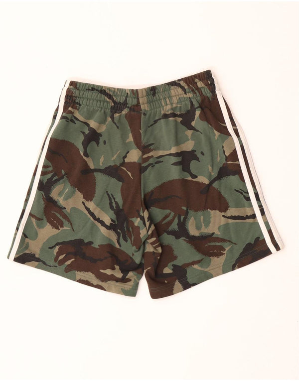 Adidas Mens Sport Shorts Small  Green Camouflage Cotton