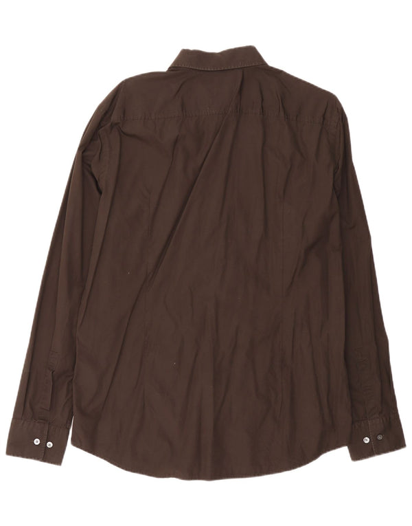 Hugo Boss Herreskjorte Str. 17 43 XL Grå Bomuld