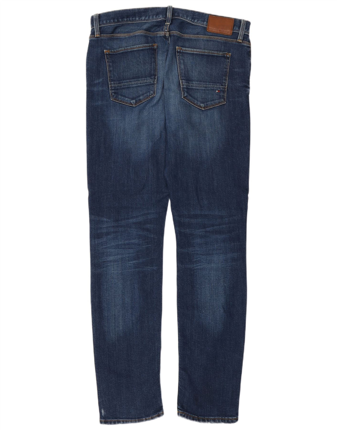 Tommy Hilfiger Herre Bleecker Slim Jeans W31 L32 Blå Bomuld