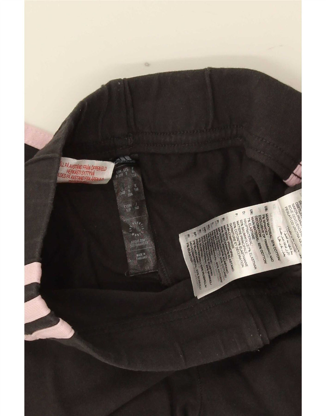 Adidas Pige Leggings 9-10 År Grå Bomuld