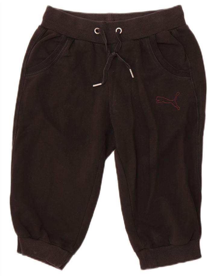 Puma Girls Capri træningsdragt Bukser Joggers 13-14 år Sort