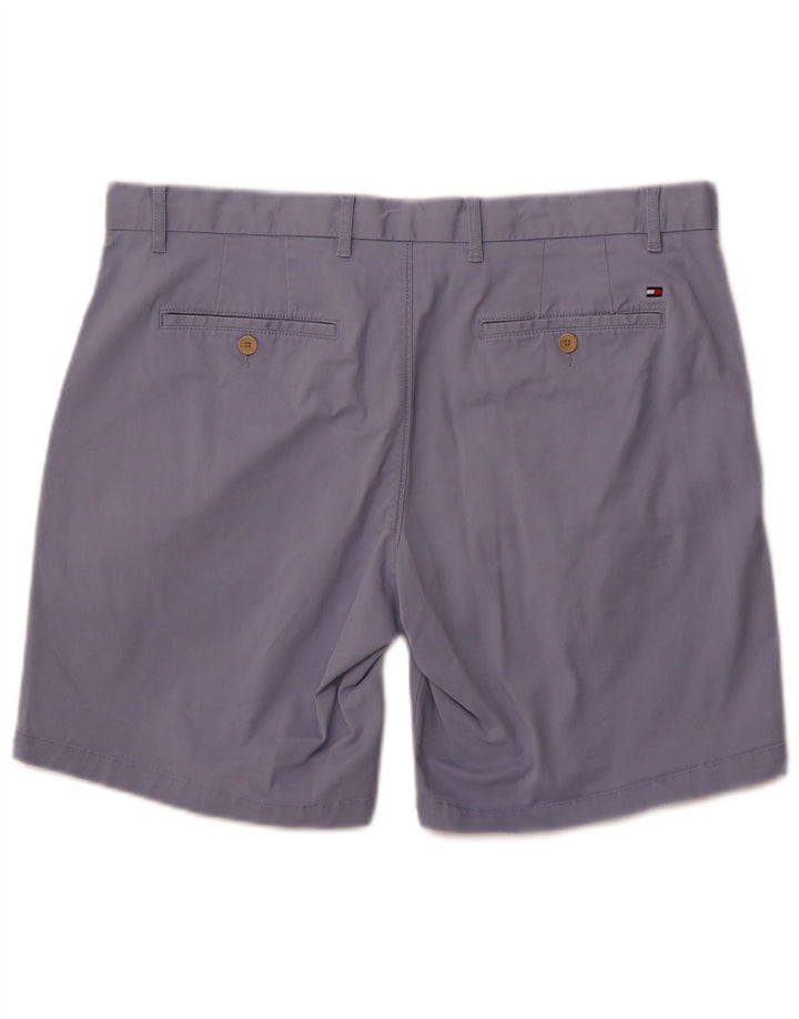Tommy Hilfiger Herre Chino Shorts W38 XL Blå Bomuld
