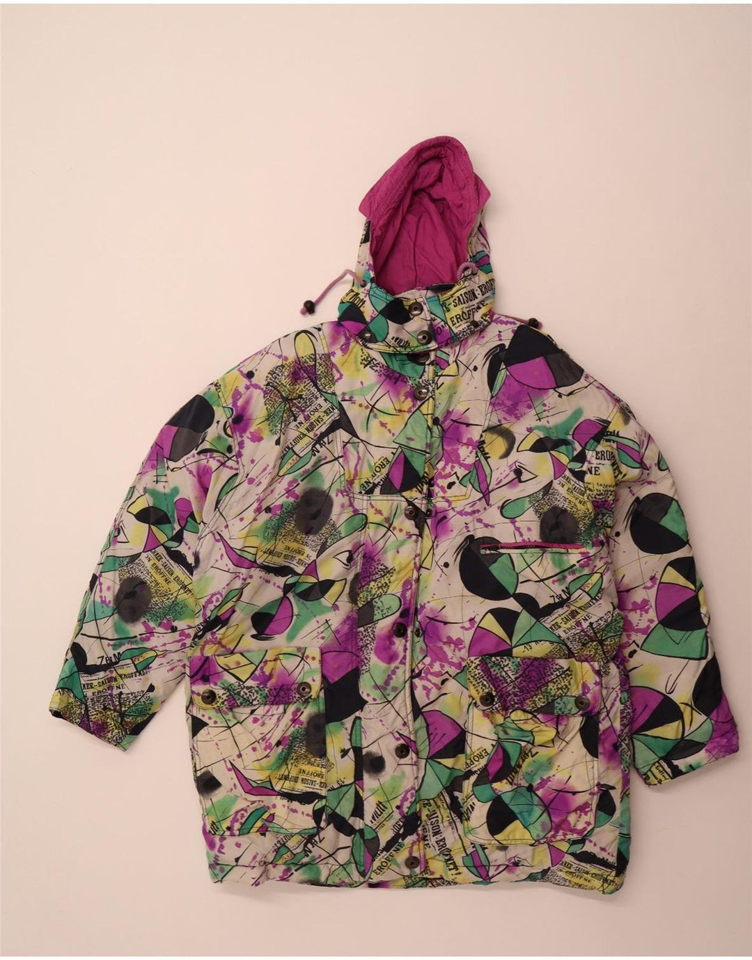 Gil Bret hættejakke til kvinder UK 16 Stor flerfarvet polyamid