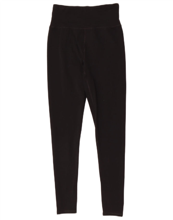 Superdry Grafiske Leggings til kvinder UK 8 Lille sort bomuld