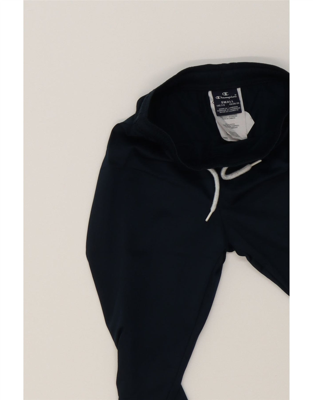 CHAMPION Boys Tracksuit Trousers Joggers 7-8 Years Small Navy Blue Vintage Champion and Second-Hand Champion from Messina Hembry 