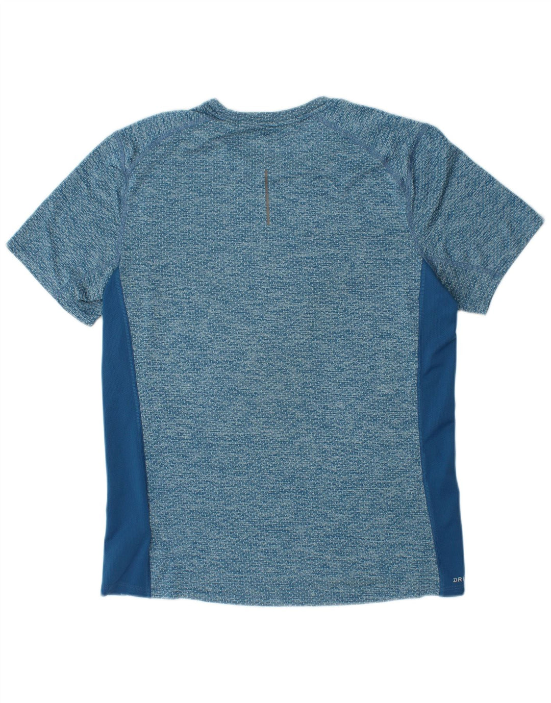 NIKE Dri Fit T-shirt top mellemblå polyester til mænd