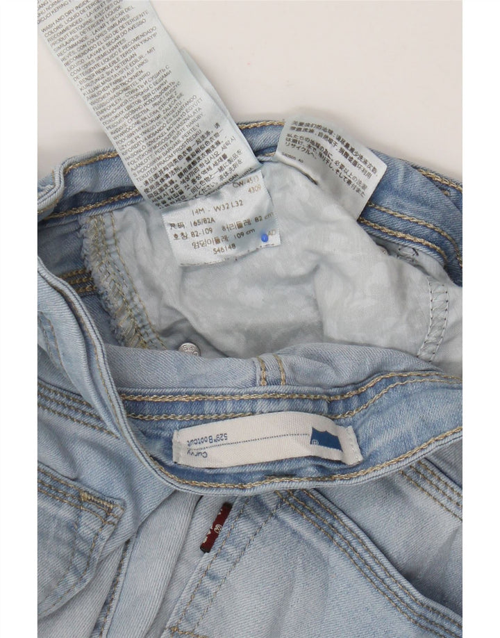 Levi's Dame 529 Curvy Bootcut Jeans W32 L32 Blå Bomuld