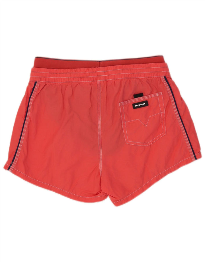 Diesel Herre grafiske badeshorts EU 48 Medium Rød Bomuld