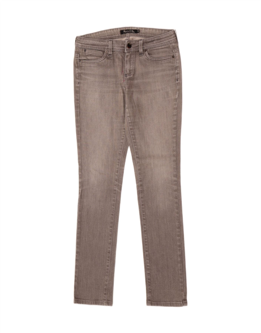 Massimo Dutti Dame Skinny Jeans W28 L33 Grå Bomuld