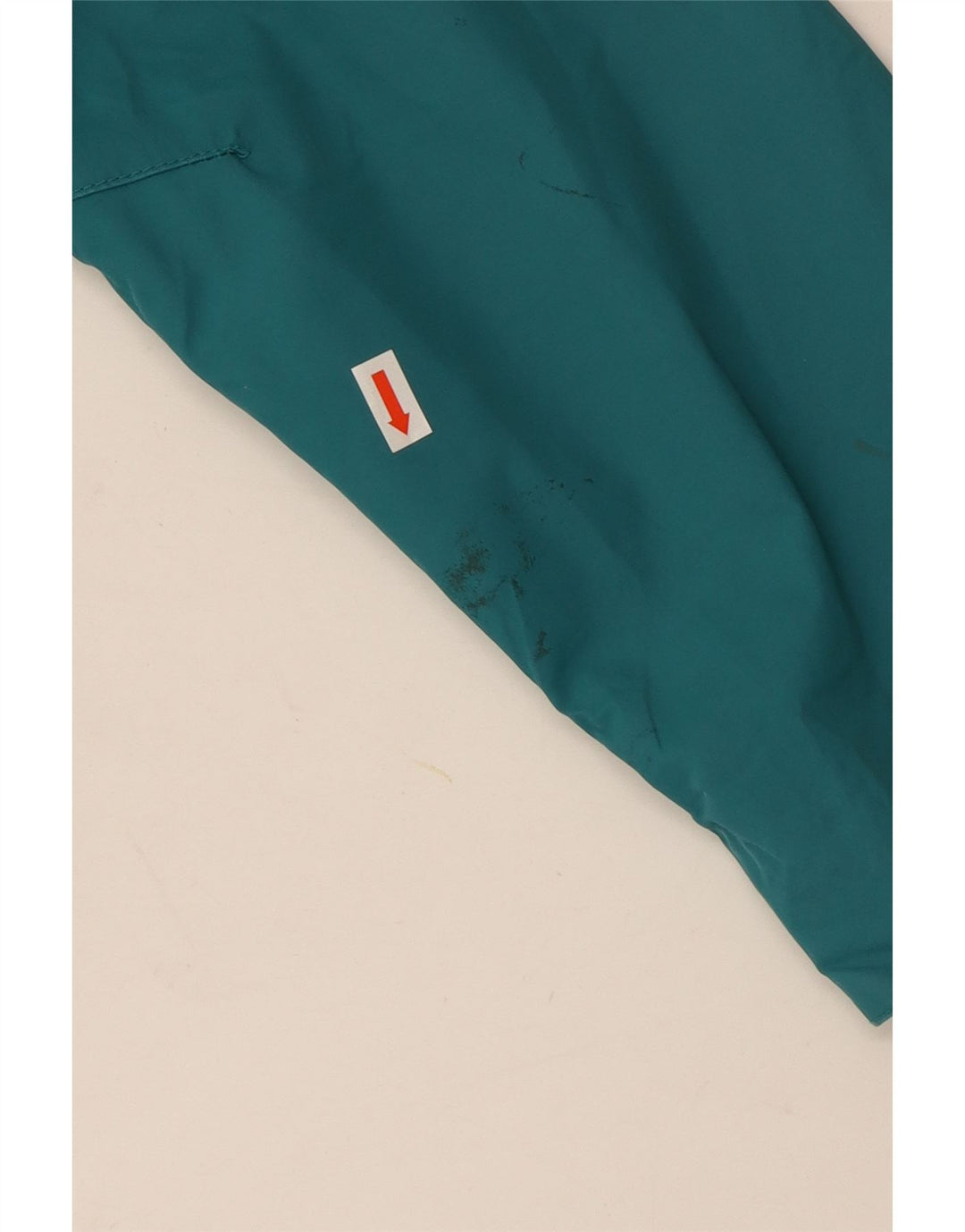 Jack Wolfskin Dame Regnjakke med hætte UK 18 XL turkis polyamid