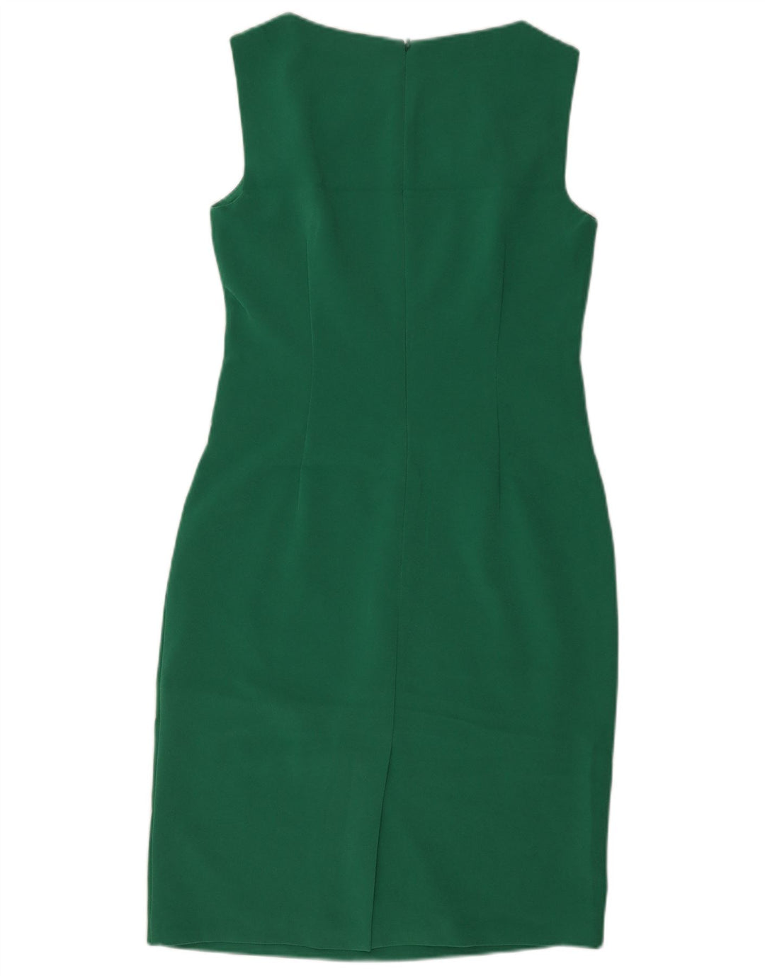 HOBBS Dame Sleeveless Sheath Dress UK 10 Small Green Triacetate