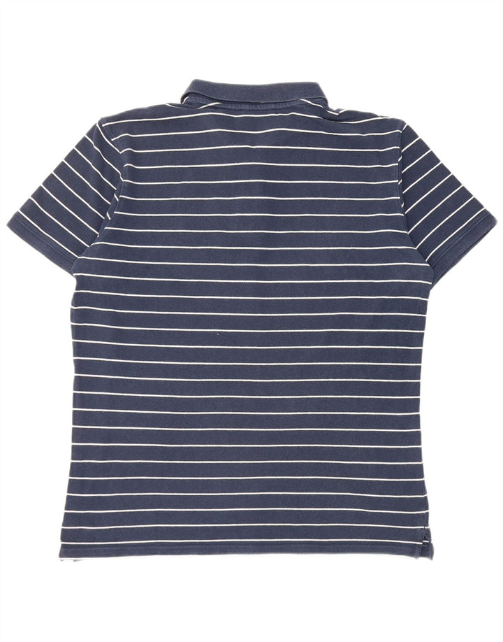 Carrera Herre Kortærmet Polo Shirt Stor Marineblå Stribet