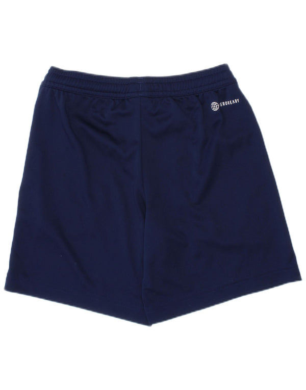 Adidas Boys Aeroready Sports Shorts 7-8 år Navy Blue Polyester