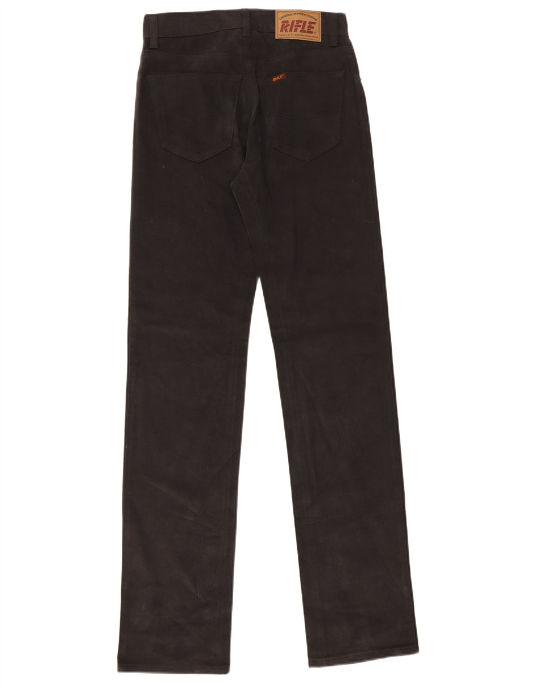 Rifle Herre Straight Jeans W28 L34 Sort Bomuld