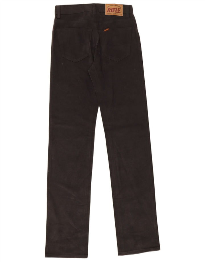 Rifle Herre Straight Jeans W28 L34 Sort Bomuld