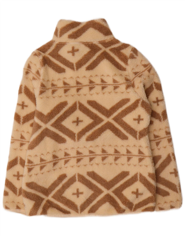 Basile Dame Fleecejakke UK 14 Large Beige Fair Isle Polyester
