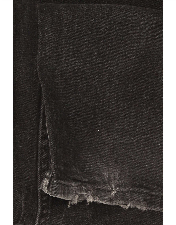 Lee Herre Regular Fit Straight Jeans W42 L30 Sort Bomuld