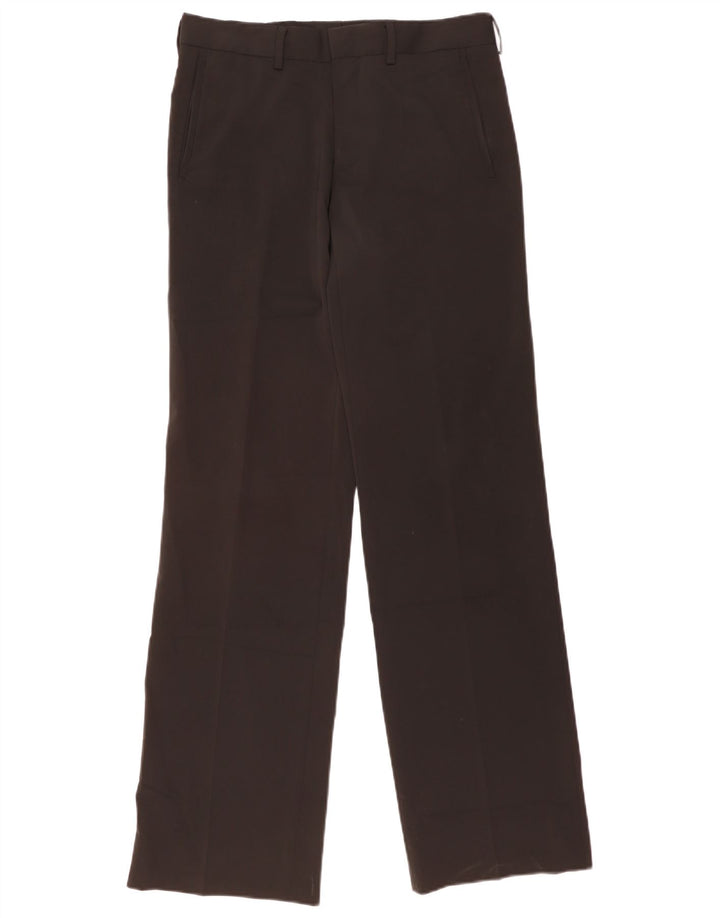 ZARA Lige Chinobukser til mænd EU 40 Medium W31 L34 Sort Polyester