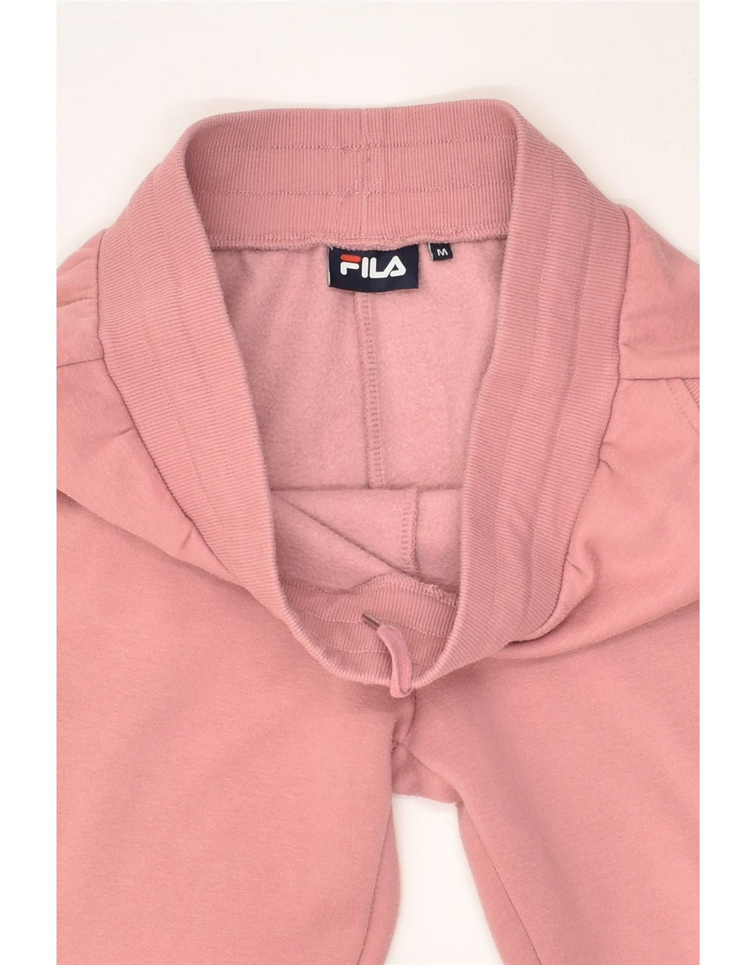 FILA Womens Tracksuit Trousers Joggers UK 12 Medium Pink Cotton | Vintage Fila | Thrift | Second-Hand Fila | Used Clothing | Messina Hembry 