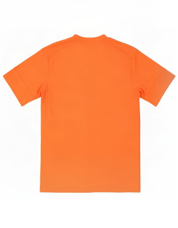Adidas drenge grafisk t-shirt top 15-16 år orange polyester
