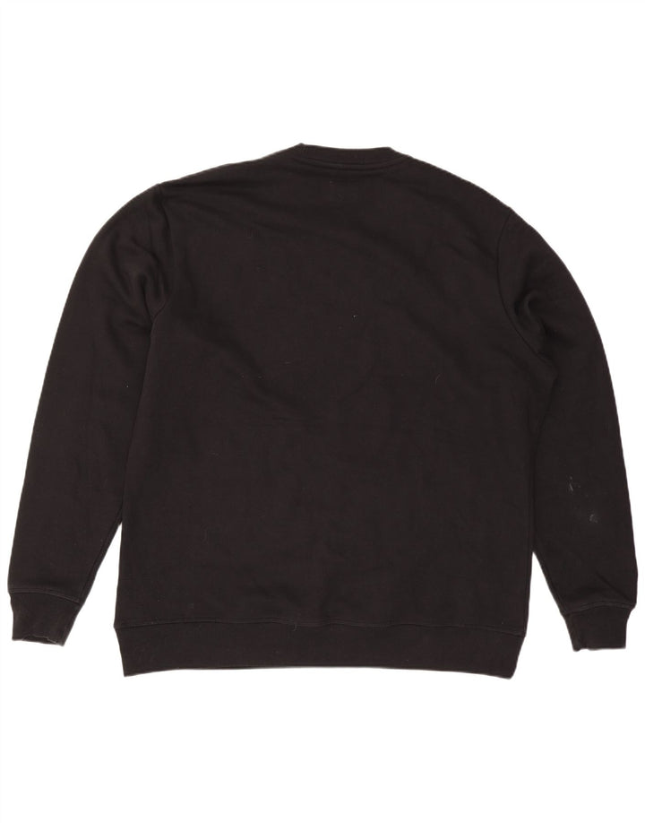 Champion Herre Sweatshirt Jumper XL Sort Bomuld