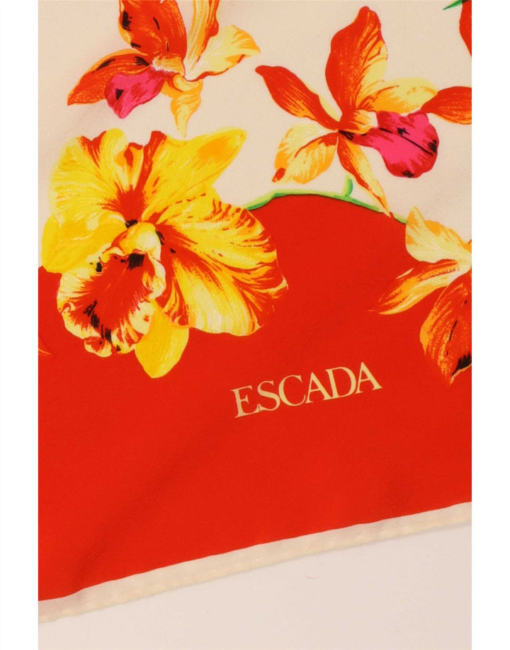 Escada Kvadratørklæde One Size Rød Blomster