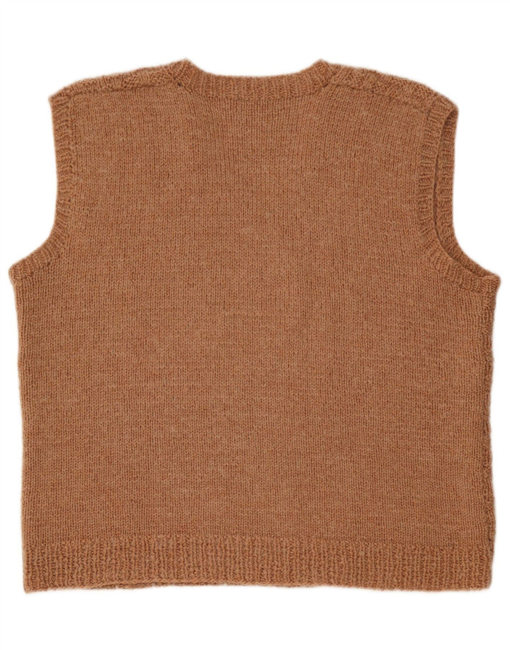 Vintage herrevest tanktop medium brun