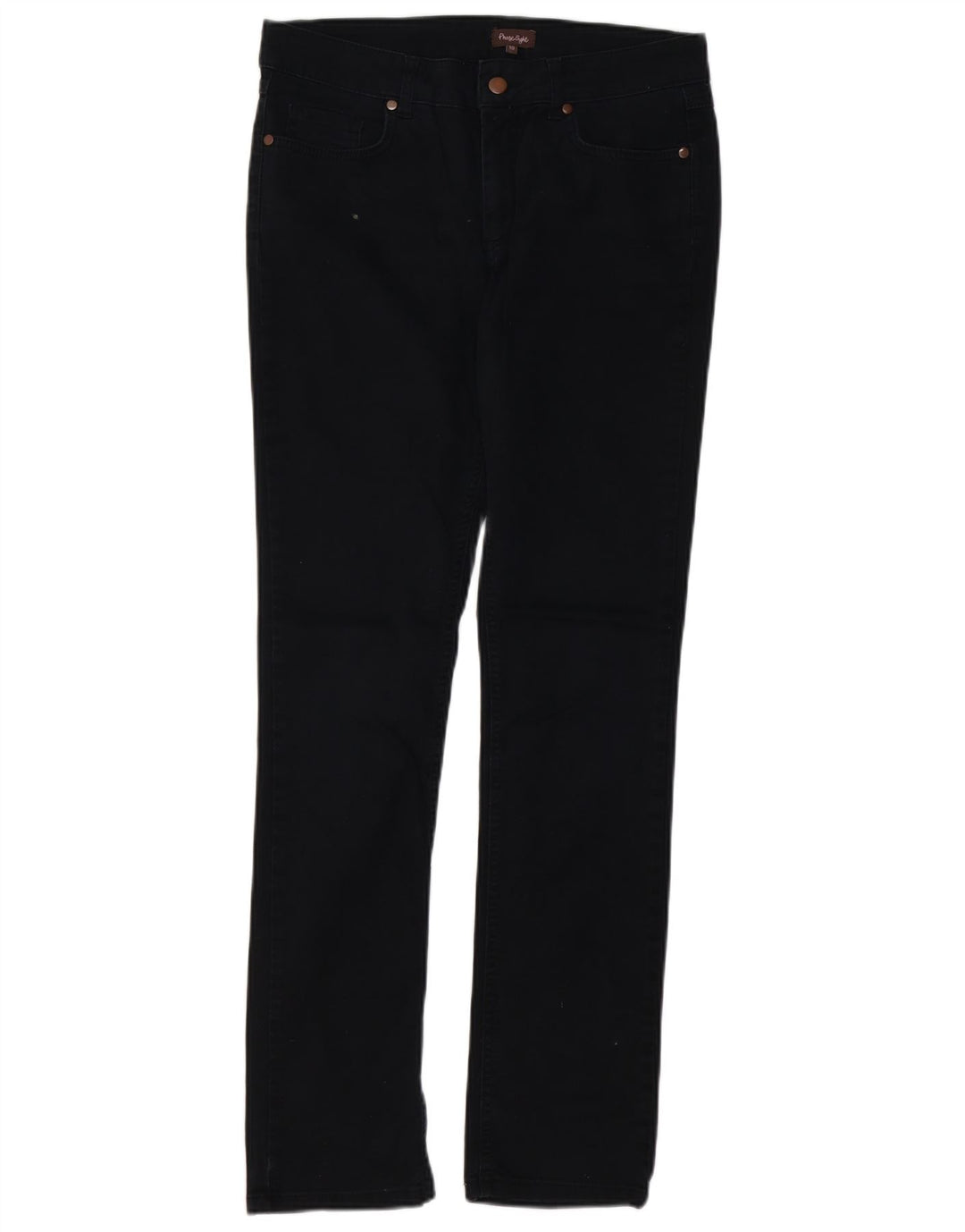 FASE otte Dame Slim Jeans UK 10 Small W32 L32 Black Bomuld