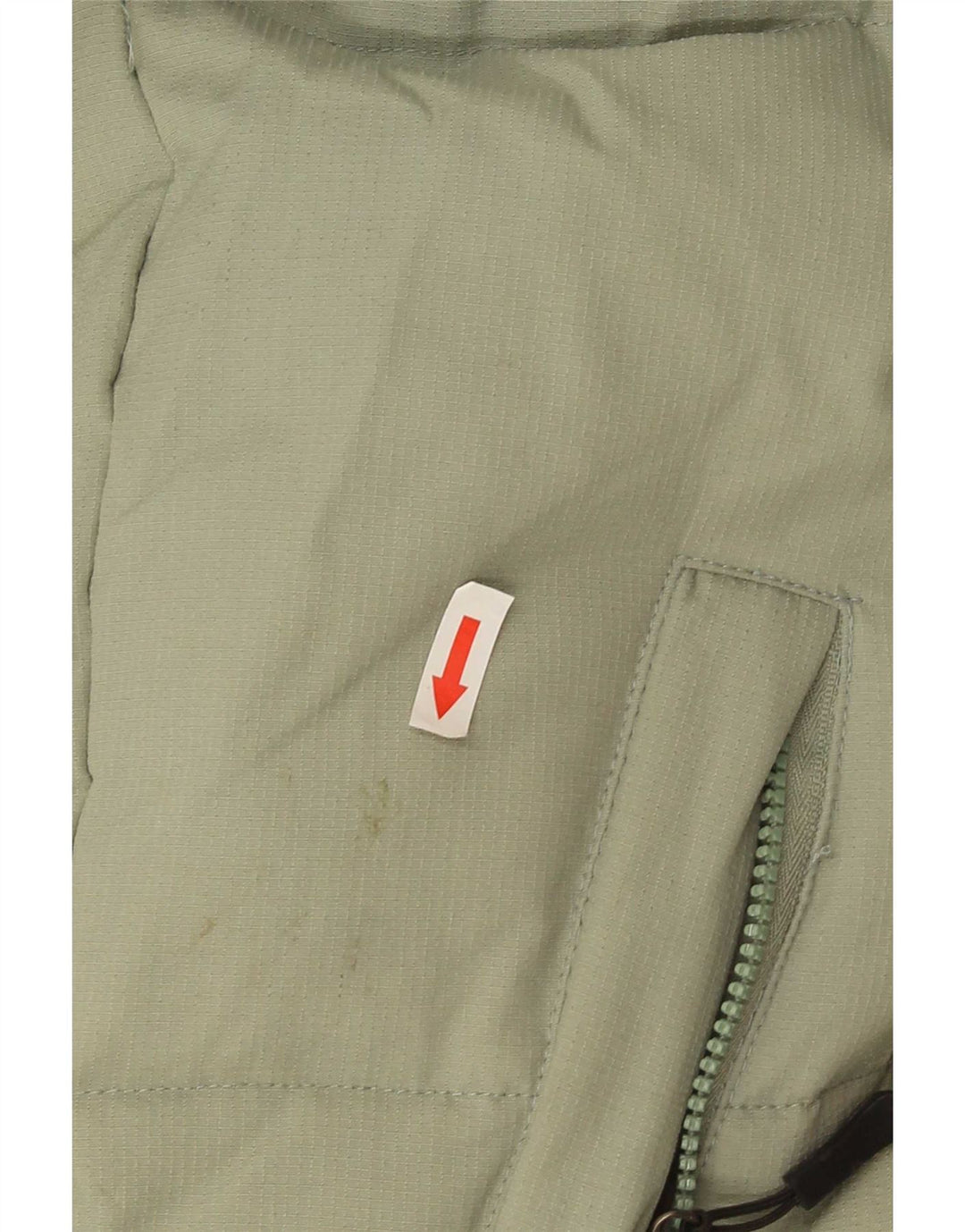 Fila Herre hættepolstret jakke UK 44 2XL Grøn Colourblock Polyamid