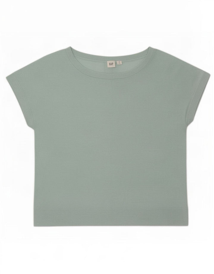 Gap Dame T-Shirt Top UK 14 Medium Turkis