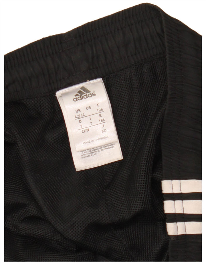 ADIDAS Træningsdragtsbukser til mænd UK 42/44 Large Black Polyester