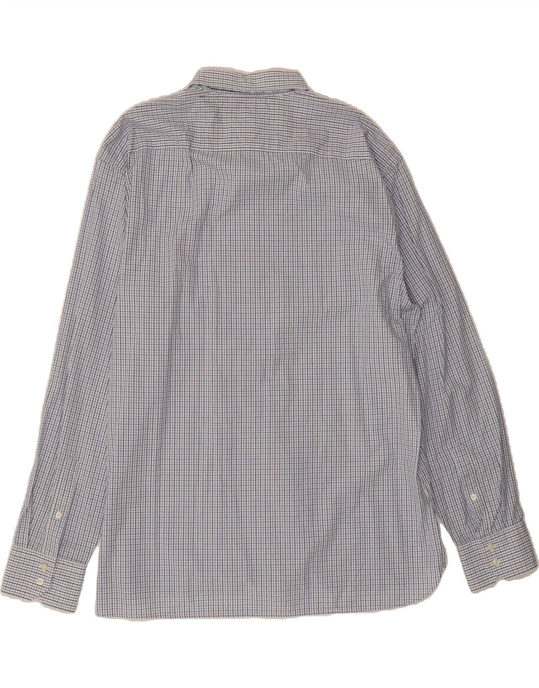 TOMMY HILFIGER Mens Shirt 2XL Blue Check Cotton Vintage Tommy Hilfiger and Second-Hand Tommy Hilfiger from Messina Hembry 