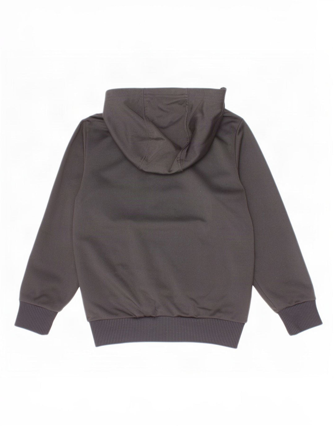 Adidas hættetrøje med lynlås til drenge 4-5 år sort polyester