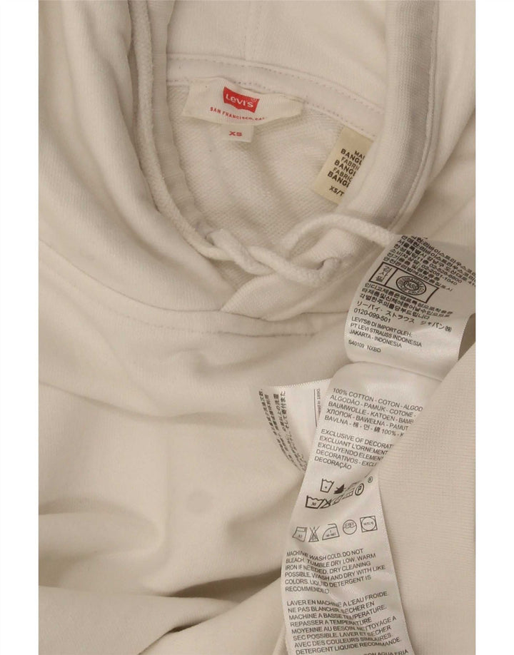 Levi's Oversized hættetrøje til mænd XS Hvid bomuld