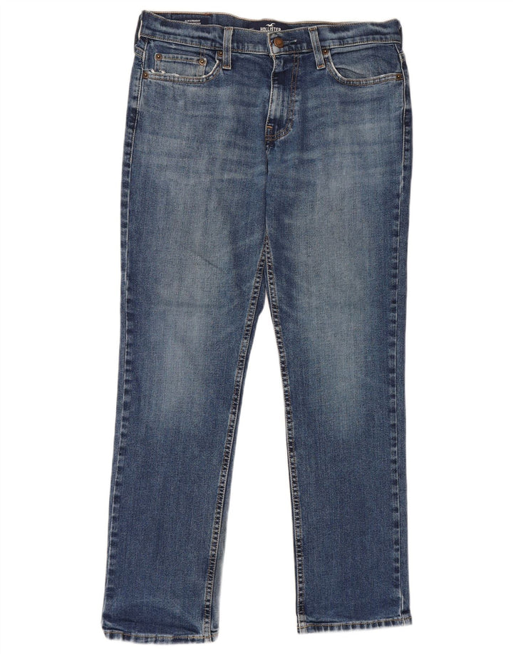 Hollister Slim Jeans til mænd W30 L30 blå bomuld