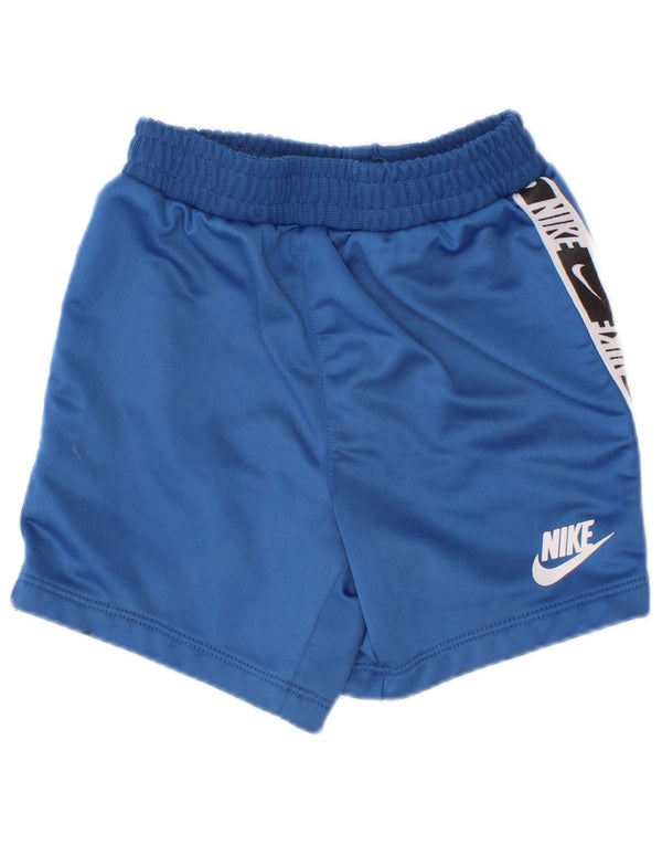 Nike Baby Boys grafiske sportsshorts 18-24 måneder Blå Colourblock Polyester
