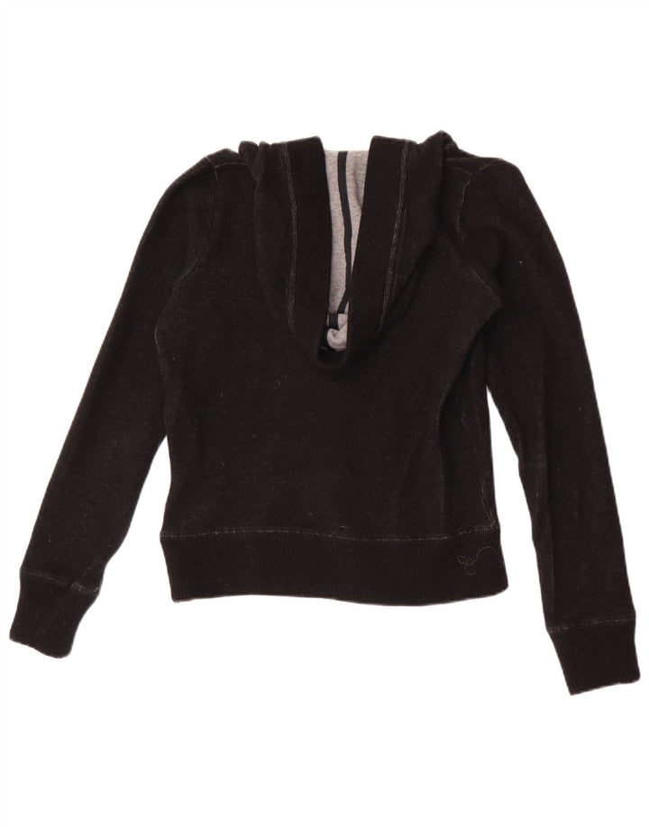 Woolrich Dame Hættetrøje UK 10 Small Black Wool