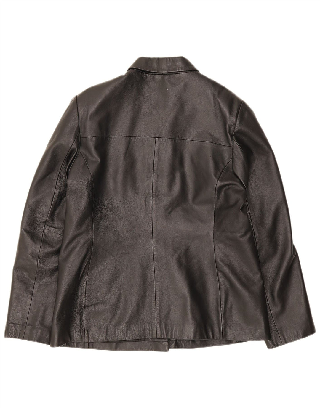 DPL Dame Læderjakke UK 12 Medium Sort