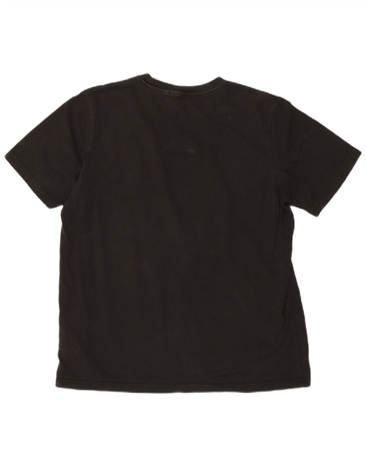 Adidas Grafisk T-shirt top til mænd, stor sort bomuld