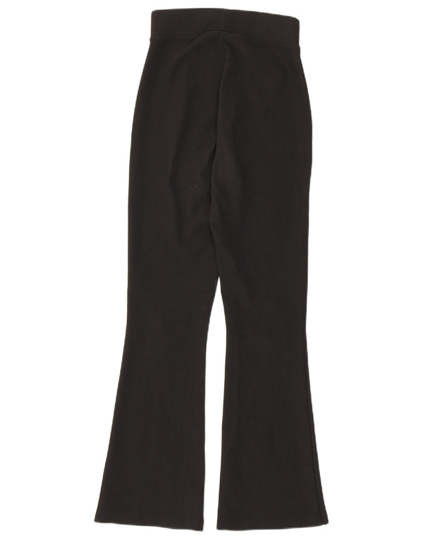 Zara Dame Flare Leggings UK 4 XS Sort